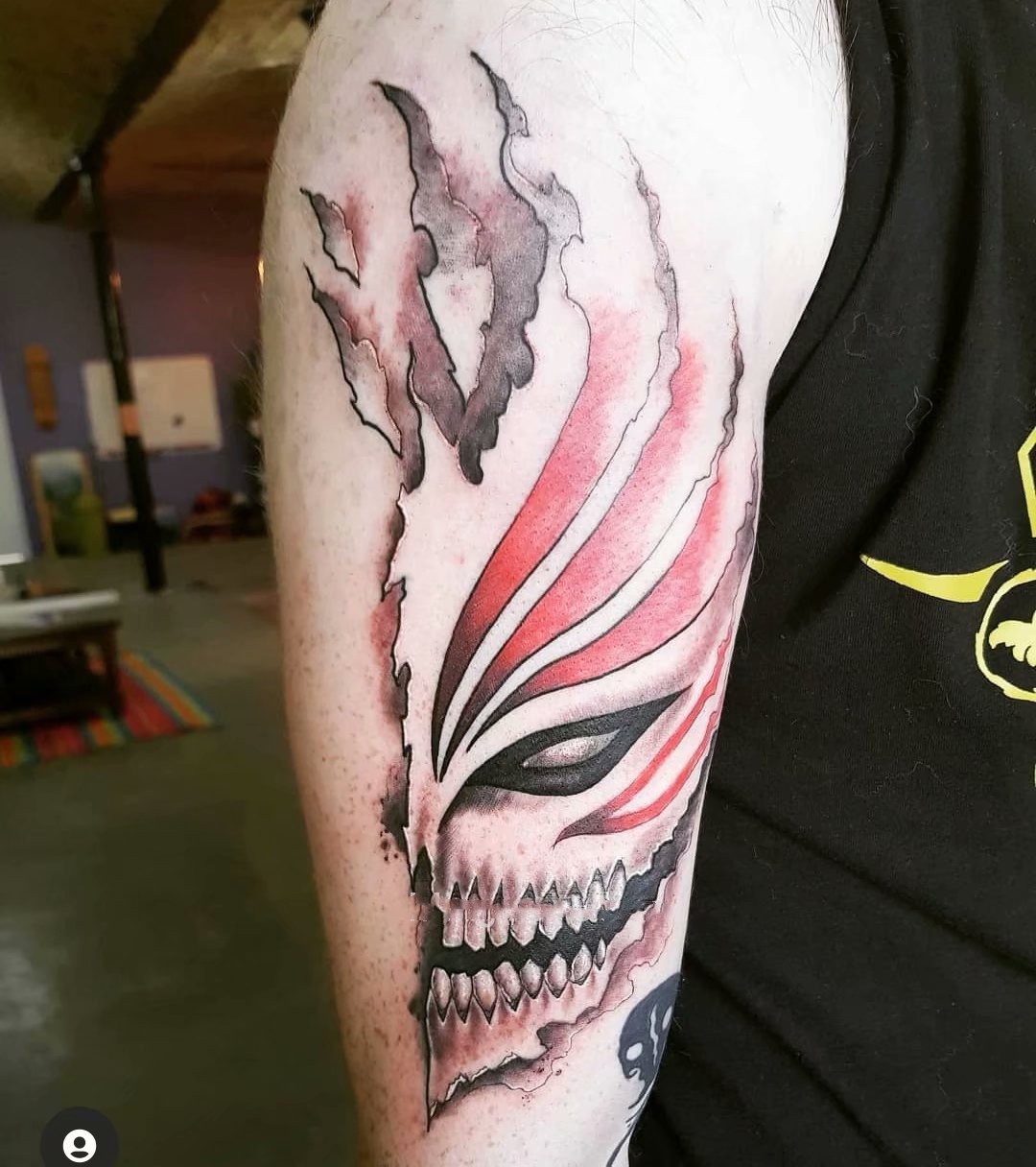 Aglaonema Red - Stiker Tato Palsu Tahan Air Anime