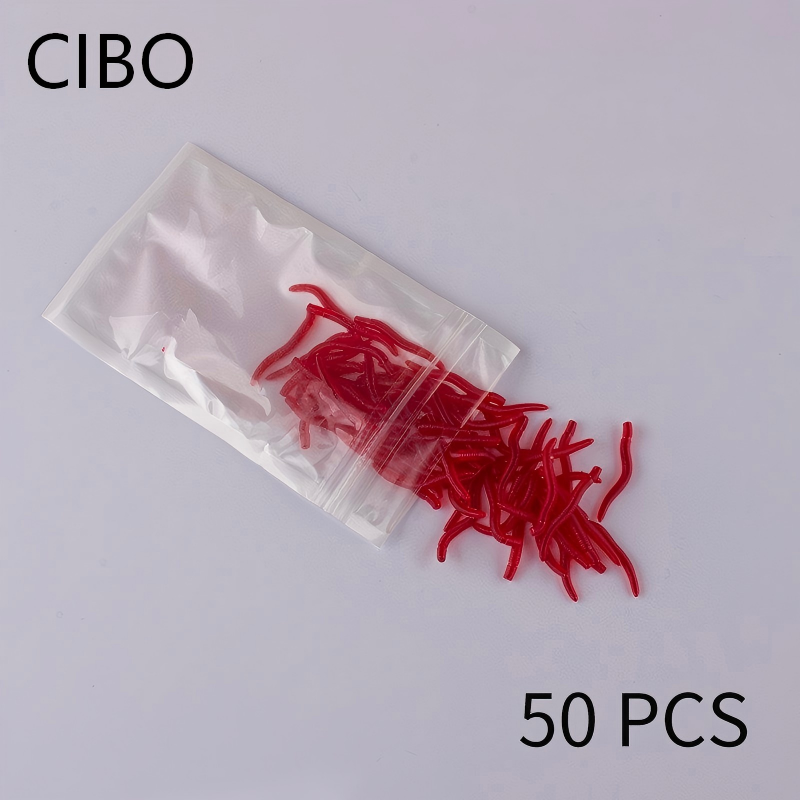 Aglaonema Red - CIBO 50 Buah-Umpan Lembut Cacing Merah