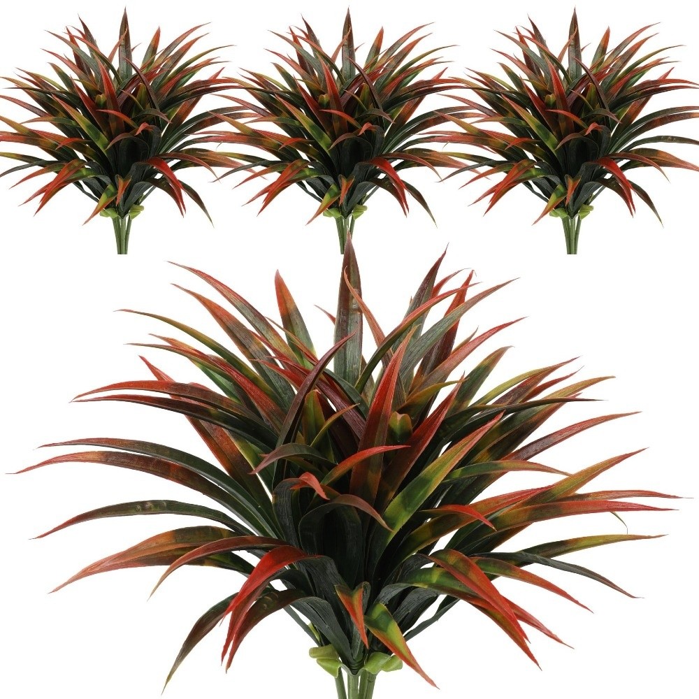 Spider Plant Hanging - Daun Anggrek Buatan 42cm, Simulasi Plastik