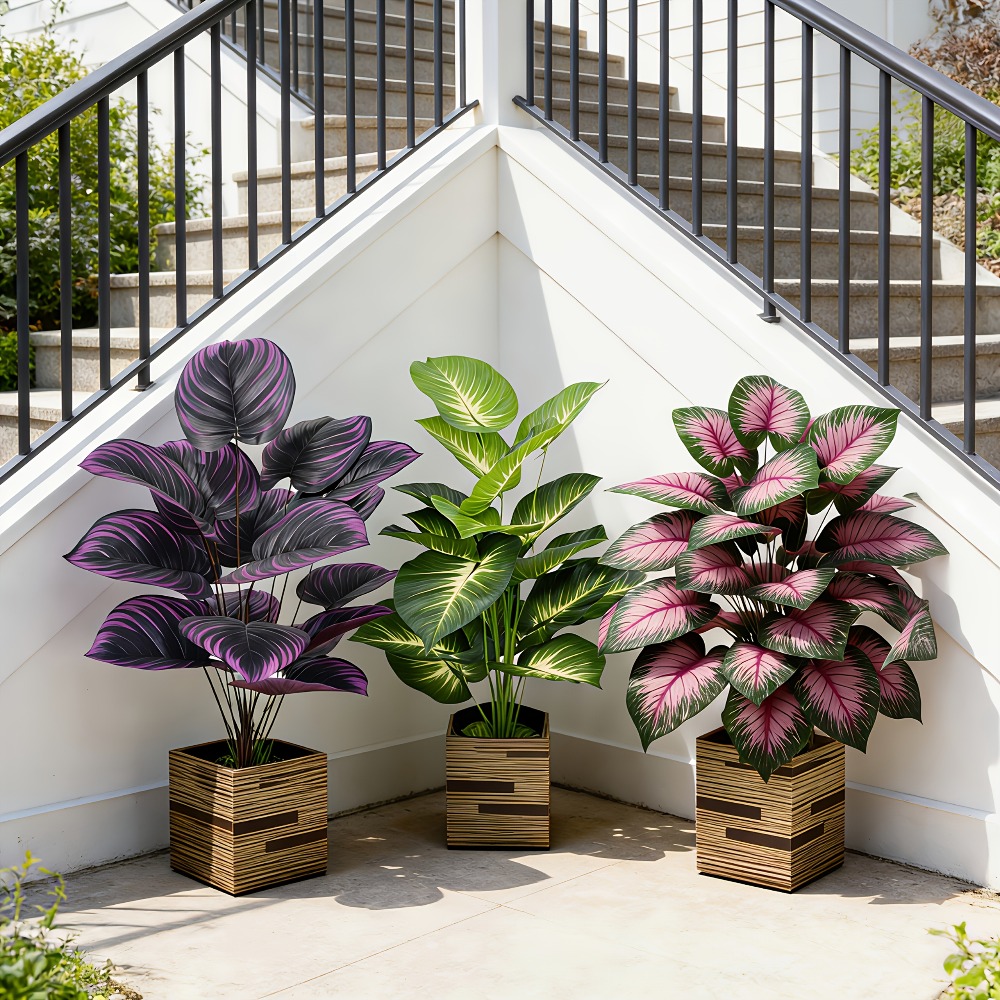 3pc Tanaman Artifisial Luar Ru - Ficus Lyrata Tree ulasan dan harga