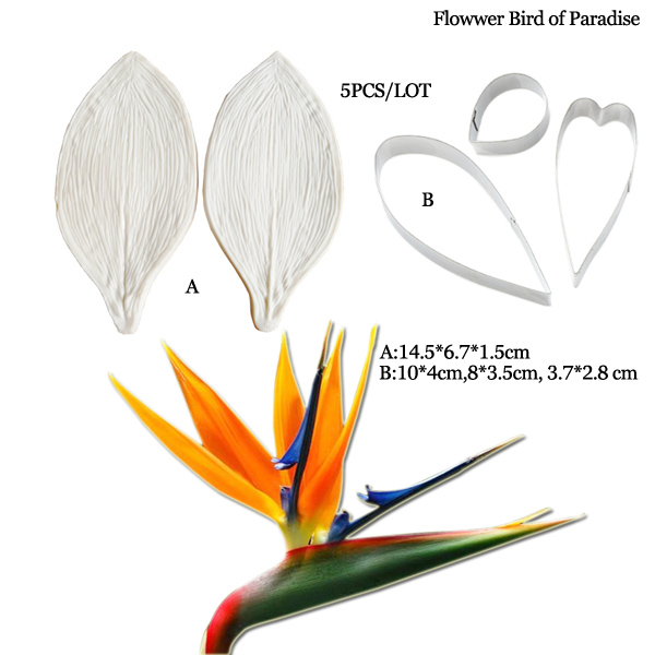 Gumpaste Besar Strelitzia Bird - Bird Paradise Strelitzia ulasan dan harga