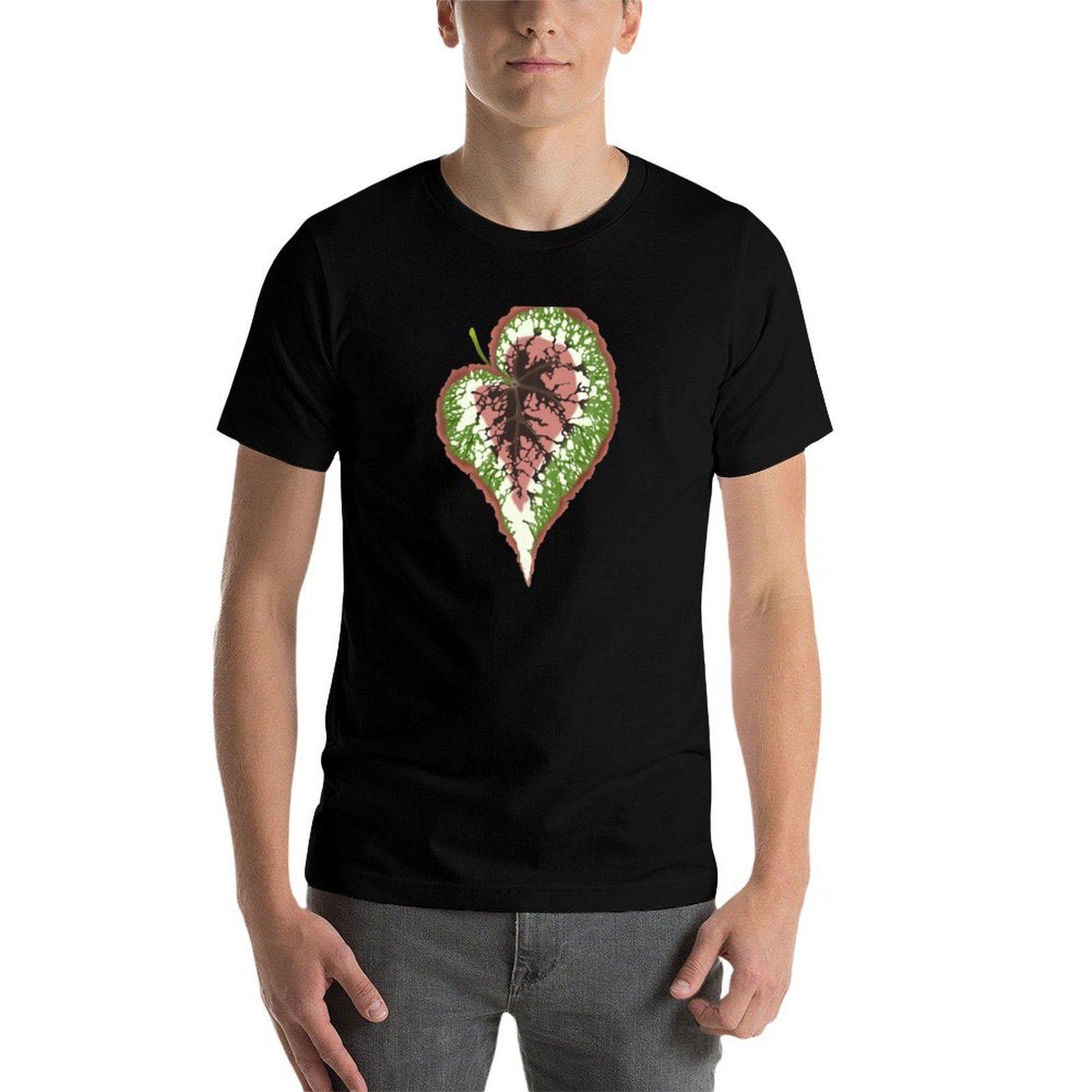Kaos Begonia Rex Desain Sederh - Begonia Rex ulasan dan harga