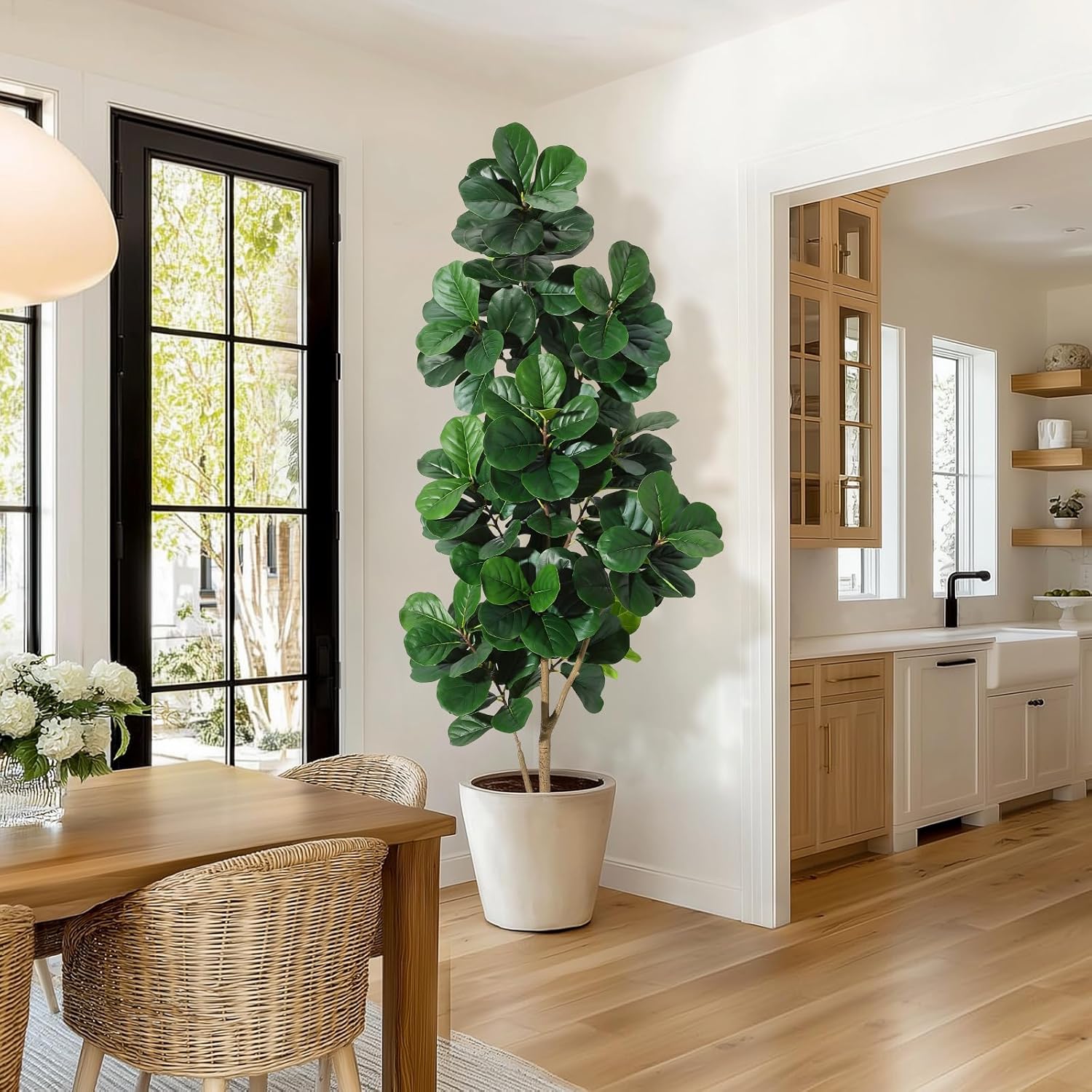 Pohon Ficus Lyrata Buatan Real - Ficus Lyrata Tree ulasan dan harga