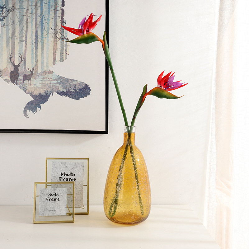 2 buah Bunga Strelitzia Buatan - Bird Paradise Strelitzia ulasan dan harga
