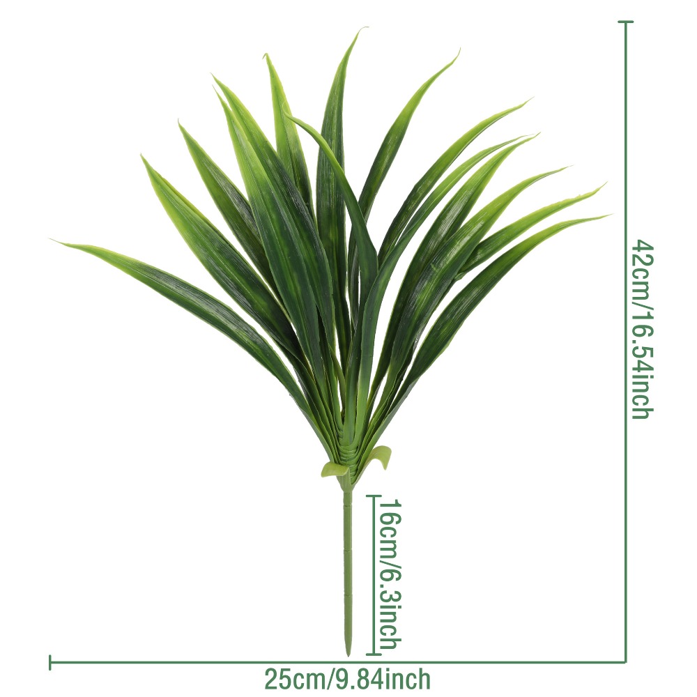 Daun Anggrek Buatan Realistis  - Spider Plant Hanging ulasan dan harga