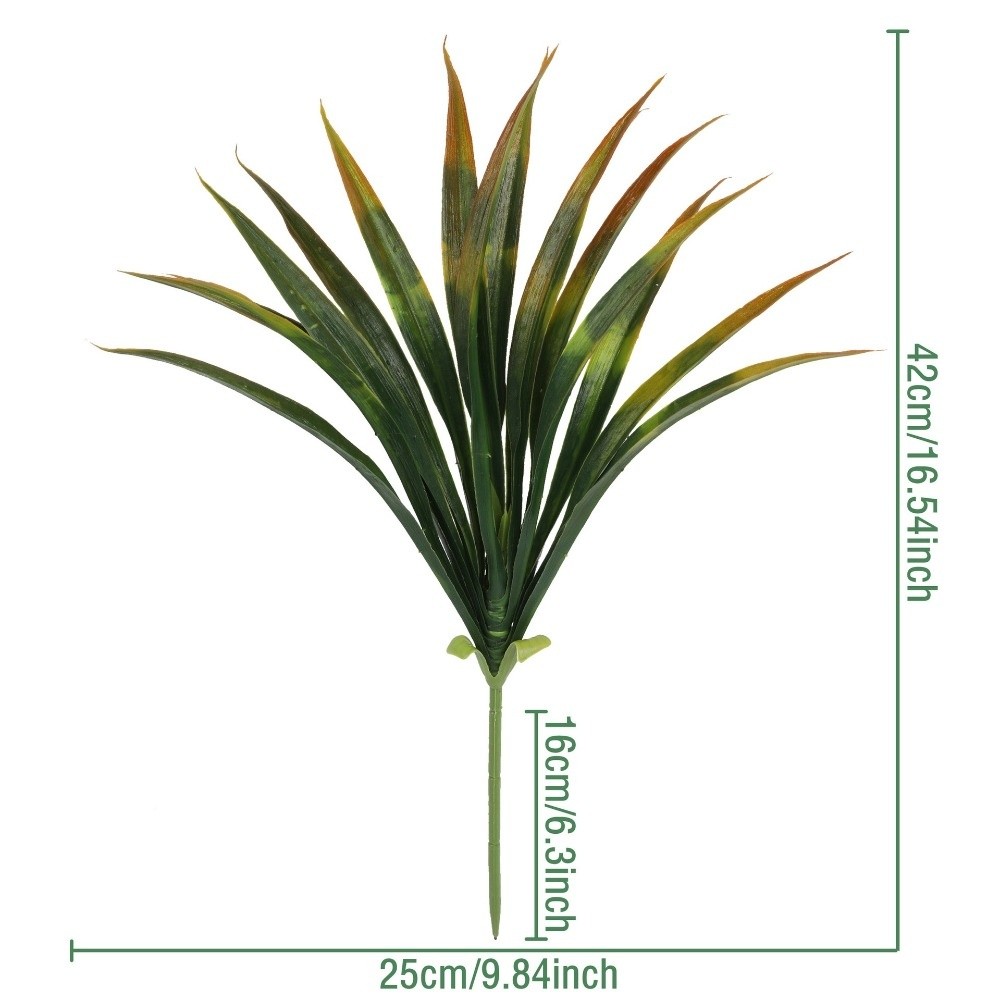 Daun Anggrek Buatan Realistis  - Spider Plant Hanging ulasan dan harga