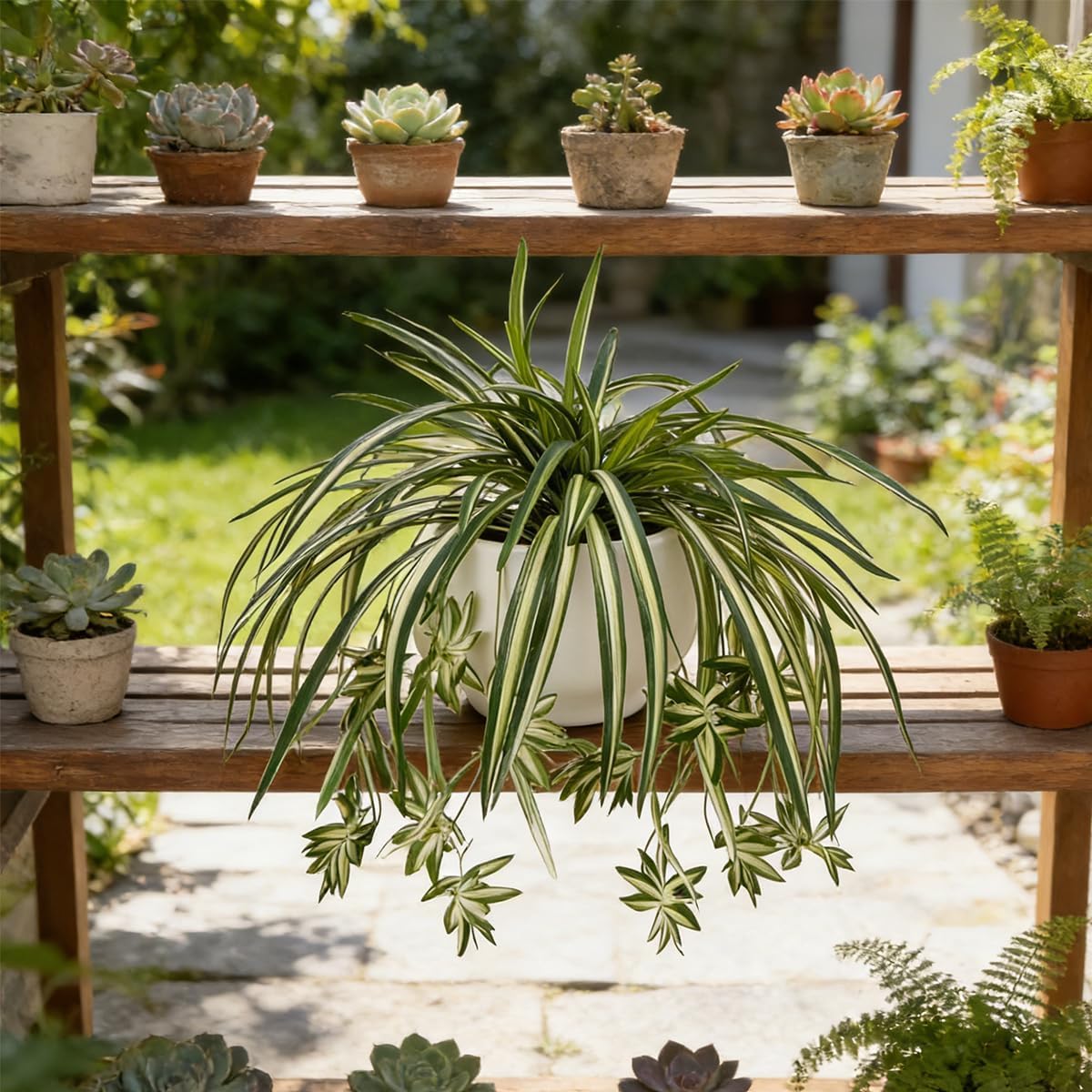 4 Buah Tanaman Laba-laba Gantu - Spider Plant Hanging ulasan dan harga