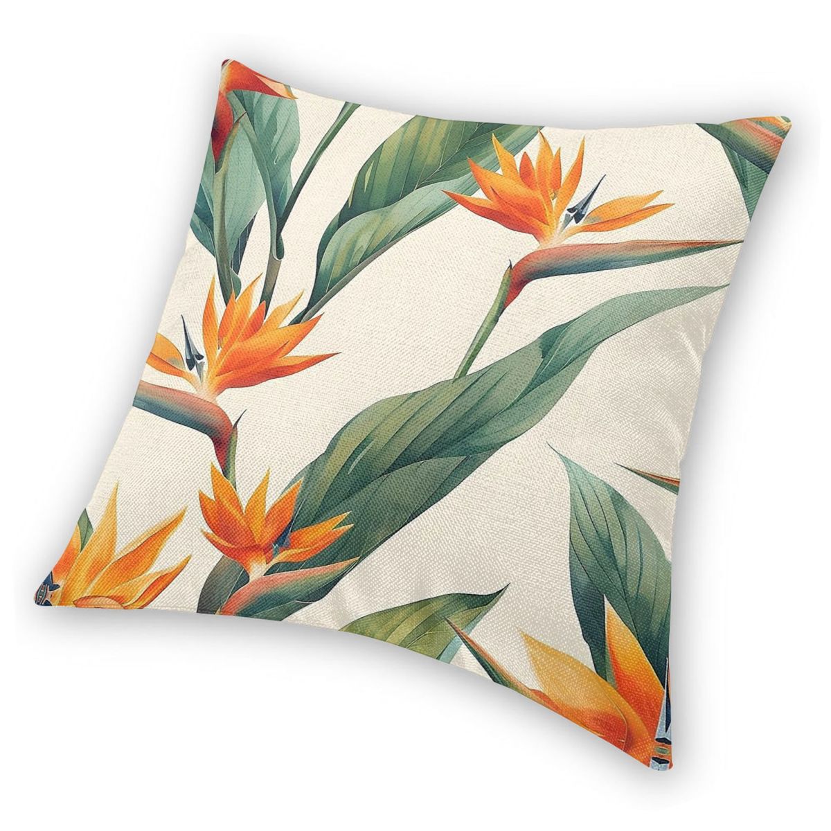 Sarung Bantal Persegi Bird Of  - Bird Paradise Strelitzia ulasan dan harga