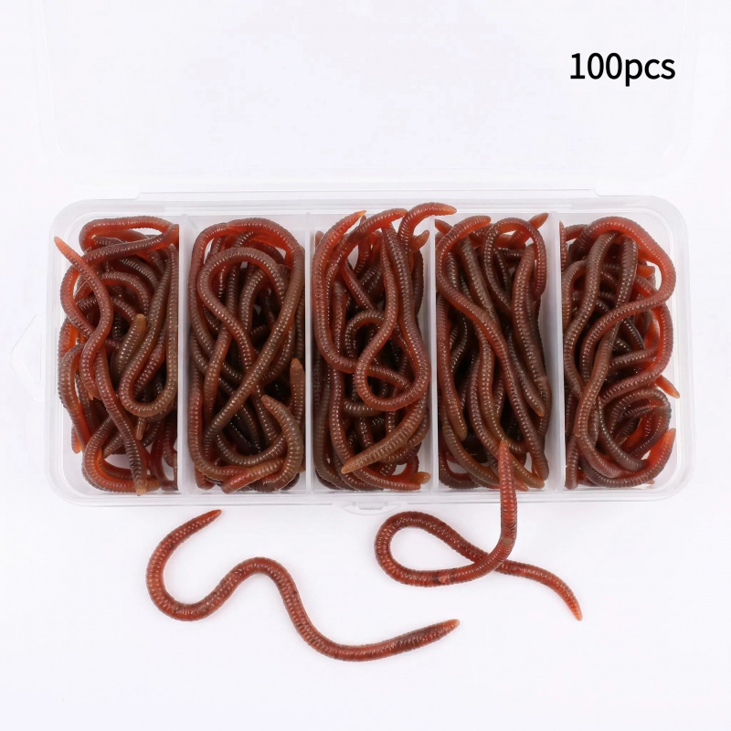 100pcs Umpan Lunak Ikan Bass B - Aglaonema Red ulasan dan harga