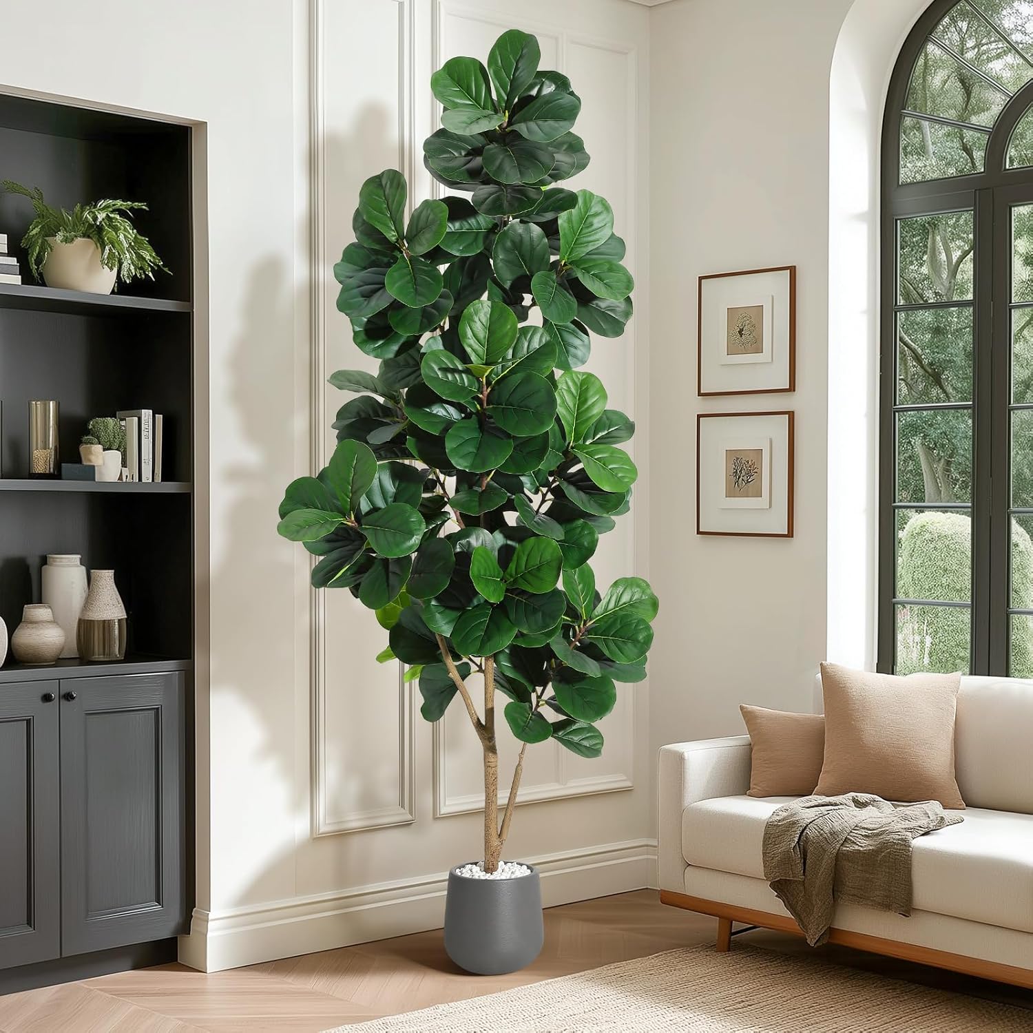 Pohon Ficus Lyrata Buatan 4FT/ - Ficus Lyrata Tree ulasan dan harga