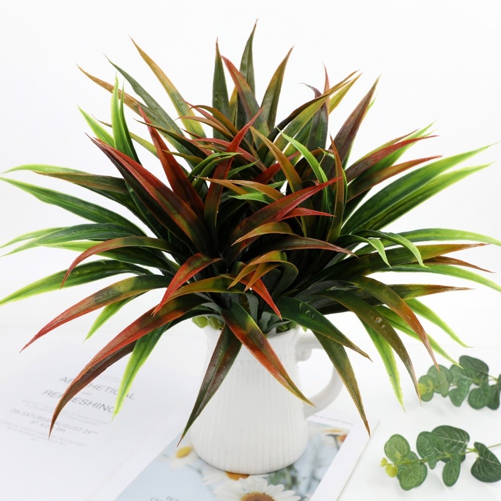 Daun Anggrek Buatan 42cm, Simu - Spider Plant Hanging ulasan dan harga
